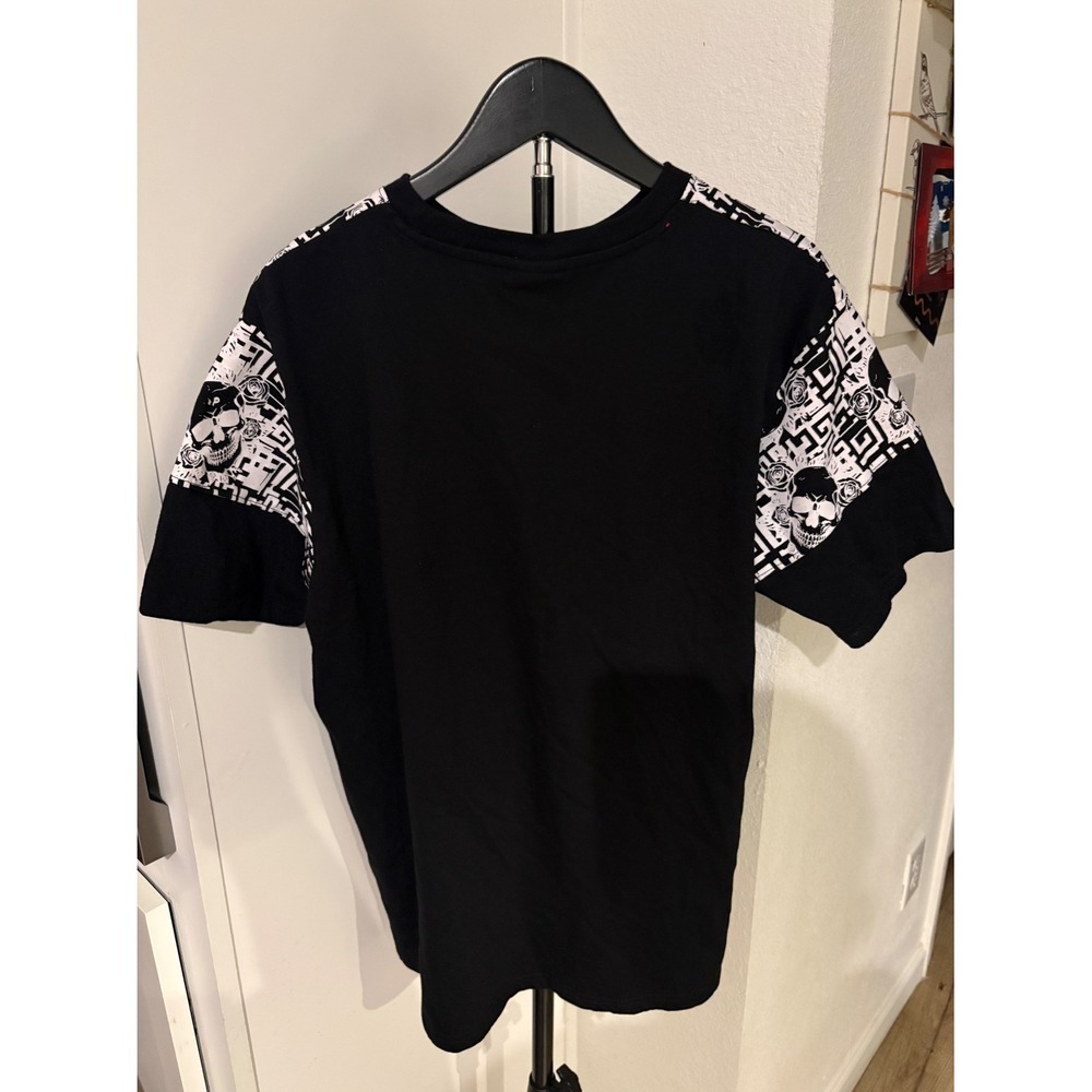 GTL Good Things Last 4Ever Mens Large Graphic T-Shirt Skulls Roses Gothic Sz L - Picture 3 of 5